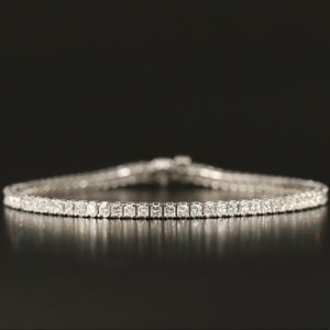 14K 3.90 CTW Diamond Tennis Bracelet